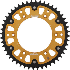 Supersprox rear stealth sprocket for Honda CRF250, 48-tooth aluminum and steel, gold finish, model 108-210648.