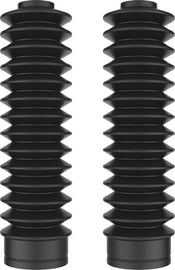 Polisport Plastics MX fork boot in black for 350x41x60 motorcycle forks, with 28 wave design, part number 64-1043.