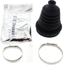 Load image into Gallery viewer, All Balls universal drive boot kit 21-95034 showing black rubber boots and replacement parts for drive components.