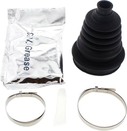 All Balls universal drive boot kit 21-95034 showing black rubber boots and replacement parts for drive components.