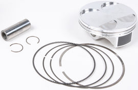 Vertex forged piston kit for 95.96mm standard bore, high compression 12.1:1 engine components, shown with pistons and parts.