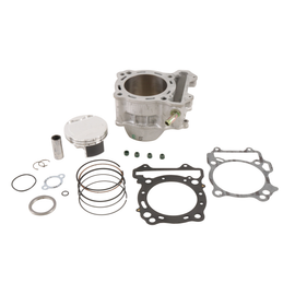 Cylinder Works engine cylinder kit for Honda, Kawasaki, Suzuki, featuring high compression 13.5:1, with visible cylinder and piston details.