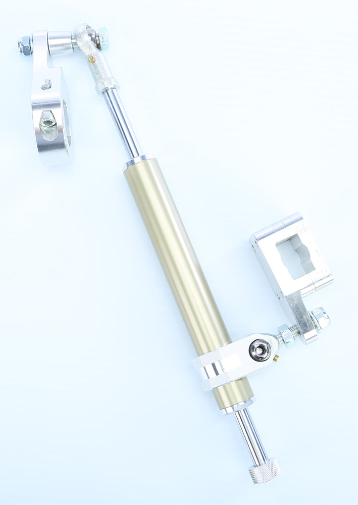 Streamline 11-way adjustable steering damper for Trx250X with black finish, showing the compact cylindrical component.
