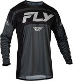 Fly Racing Lite Jersey Charcoal/Black 2x 377-7212X
