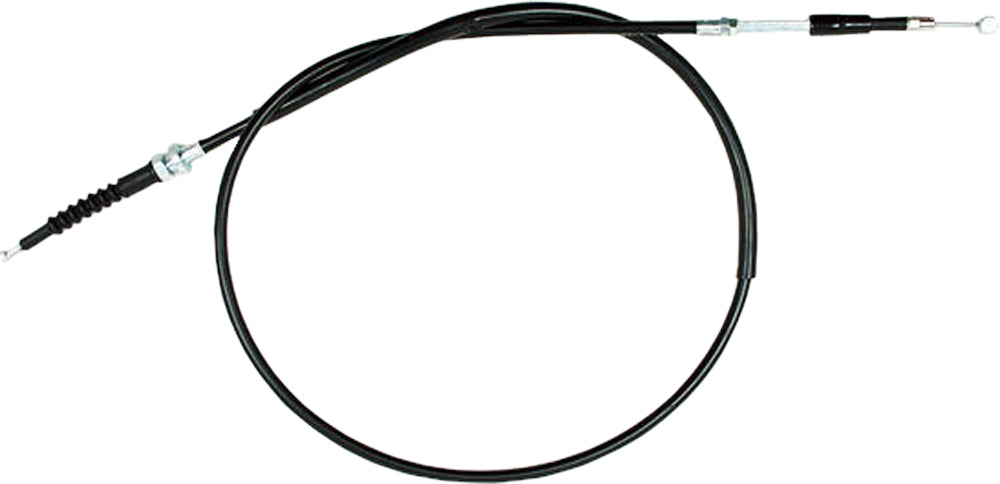 Motion Pro black vinyl clutch cable 70-3163 for motorcycle hydraulic control lines, featuring durable black vinyl coating.