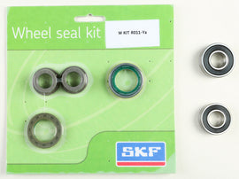 SKF off road rear wheel seal kit with bearings, includes sealing components and bearings for vehicle wheel maintenance.