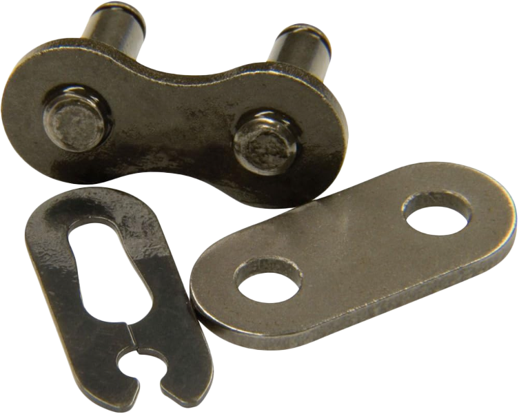 Excel Wheel Components Master Link 530ks clip, showing a metallic master link with a secure clip for bicycle chain assembly.