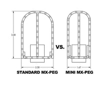 Charger l'image dans la galerie, Mx Style M8 Pass Footpegs Black