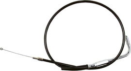 Motion Pro black vinyl throttle cable 70-6385 for motorcycle control lines, showing the cable with black vinyl outer covering.