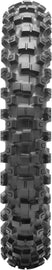 DUNLOP Geomax Mx53 rear tire for motocross, 120/90 18, bias ply, off-road motorcycle tire with tread pattern.