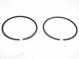 Namura 67.35mm piston rings for Kaw engines, compatible with Namura pistons, part 185-20254R, shown in the image.
