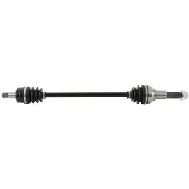 All Balls Drive Axle 536-0108 showing a close-up of the drive axle with branded packaging and detailed metal components.