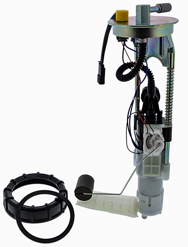 All Balls Fuel Pump Assembly 24-71020 for intake and carburetor fuel system, with visible pump components and hoses.