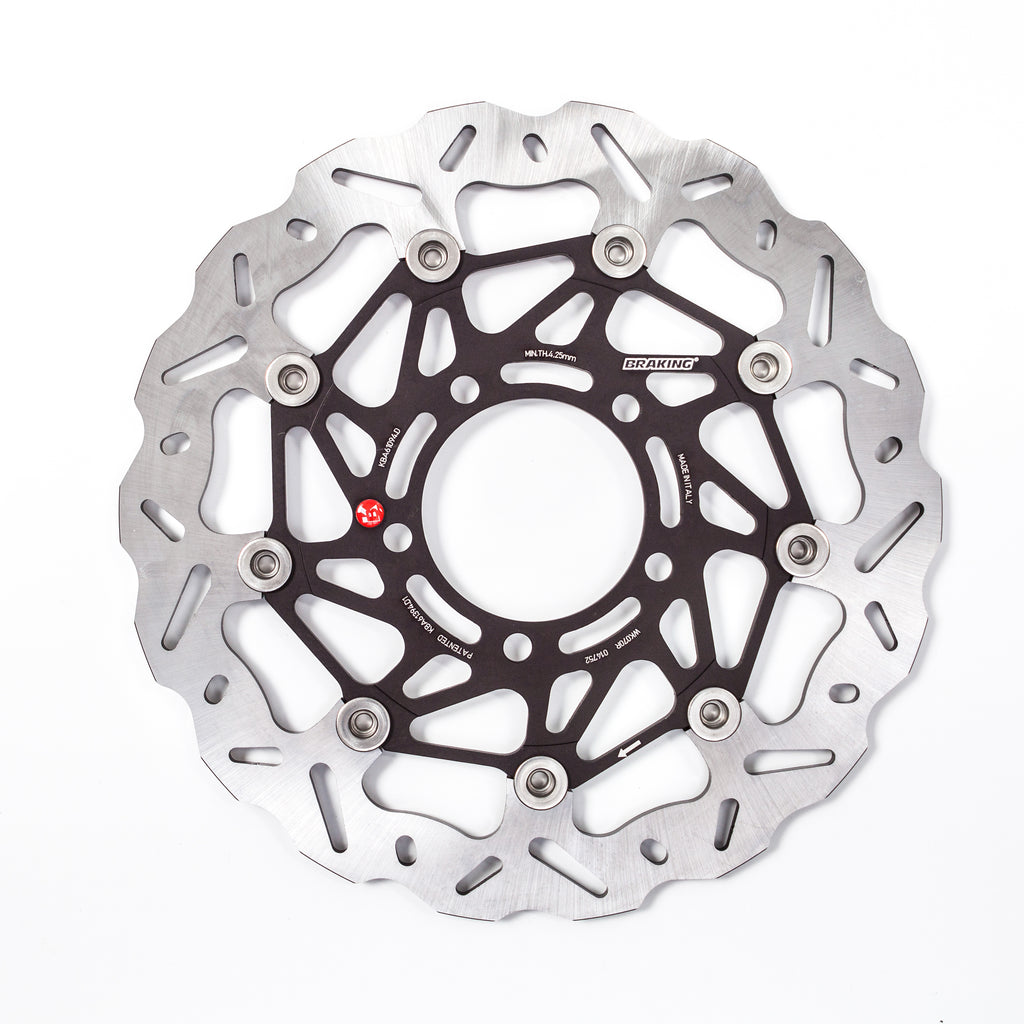 Braking Sk2 directional rotor right 32-6770R for bike brakes, showing the detailed metal rotor with branding markings.