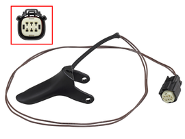 SP1 SP1 Throttle Lever with Warmer for S-D 12-19263 motorcycle, showing the black metal lever with integrated warmer component