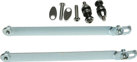 HardDrive Chrome Docking Hardware Kit with fasteners for Fxdb 09-17 model, includes fittings and mounting components.