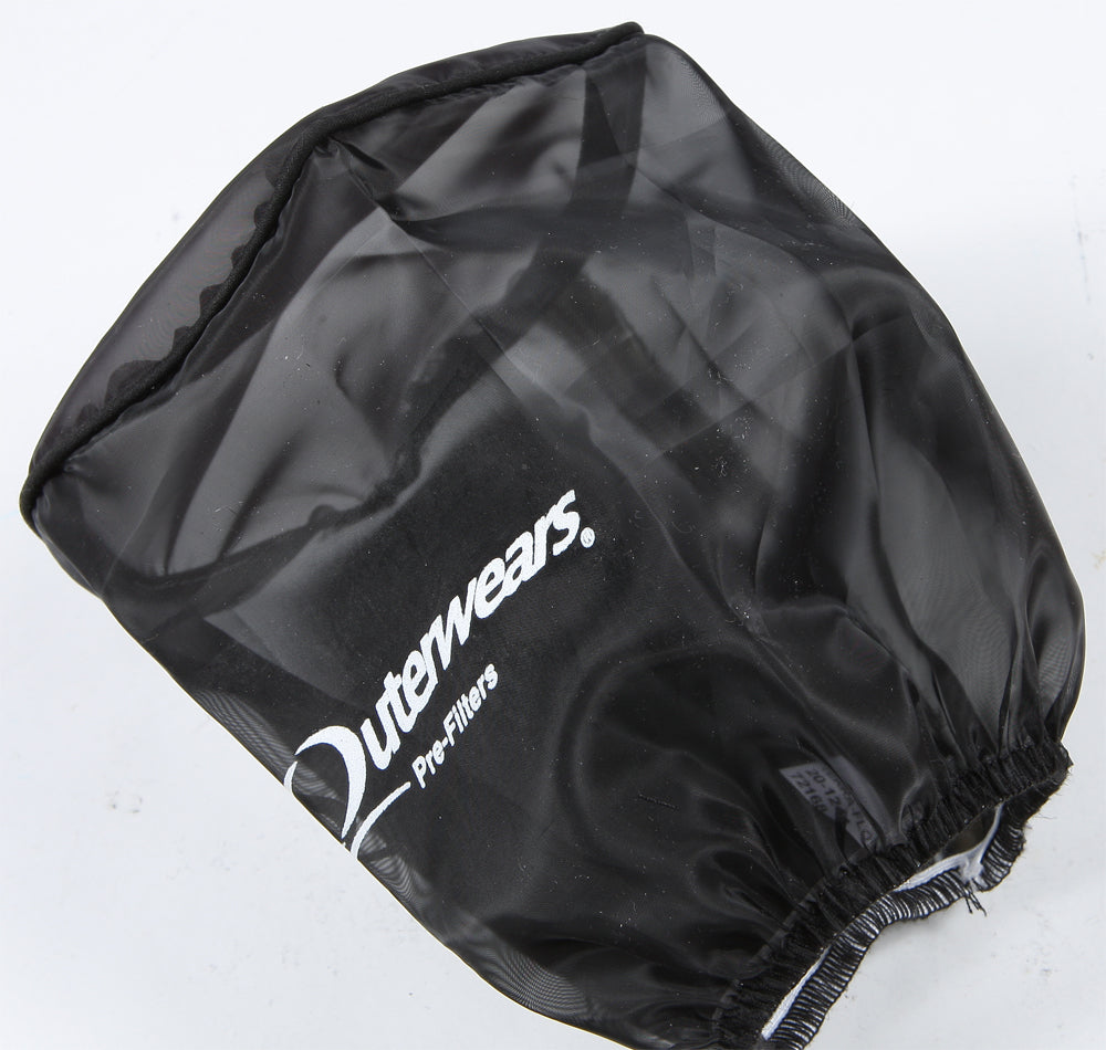 Outerwears Pre-Filter Black air filter, designed for outdoor equipment, with a textured black surface and durable construction.