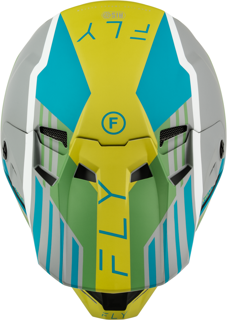 Formula Cc Strike Helmet Matte Grey/Green/Teal Lg