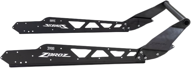 Z Broz Racing Lynx Shredder rear bumper in black for 3900 Series UTVs, showcasing a sturdy, high-performance off-road bumper.