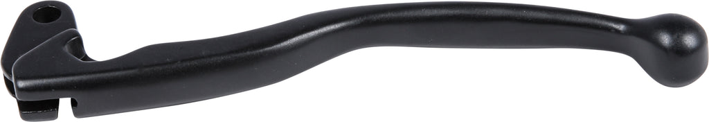 Fire Power off-road clutch lever in black, designed for durability and easy grip, shown on a motorcycle handlebar.