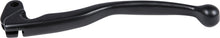 Load image into Gallery viewer, Fire Power off-road clutch lever in black, designed for durability and easy grip, shown on a motorcycle handlebar.