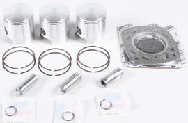 Wiseco Overbore Piston Kit SK1090 with multiple piston components for motorcycle or automotive engine rebuilds.