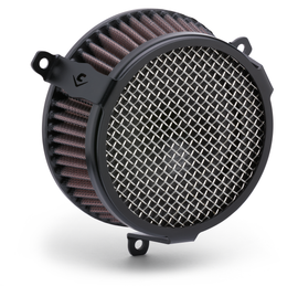 Black Cobra Air Intake for Yam Stryker 11-18, showcasing the sleek plain black finish and durable construction of the carb/fuel system.