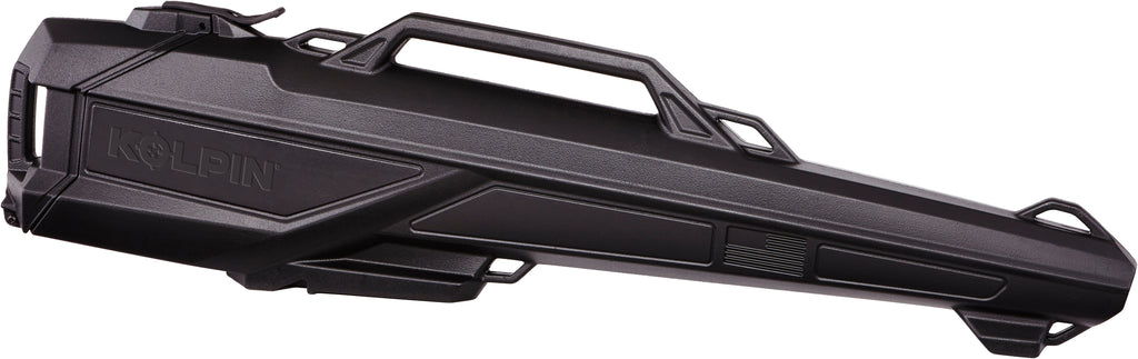 Kolpin Stronghold Gun Boot XL with impact liner, rugged gun storage luggage in black, durable and secure for outdoor use