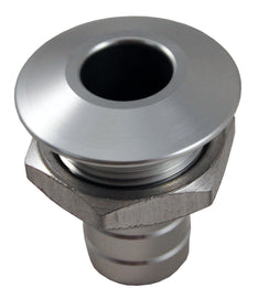 Billet Thru Hull Water Fitting Bilge Pump Outlet Natural