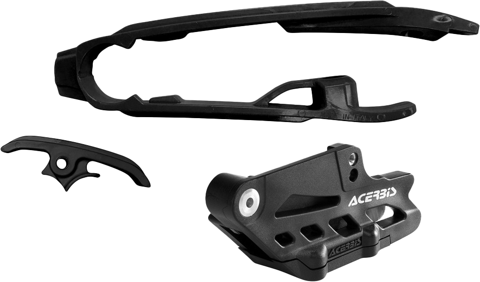 Acerbis chain guide and slider kit for KTM and Husqvarna motorcycles, drive chain protection and guide components.