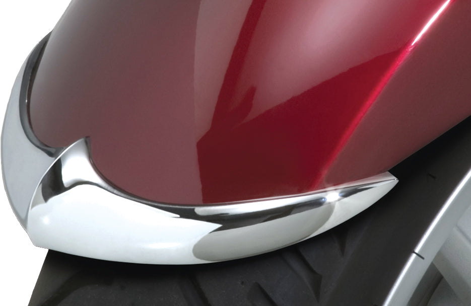 National Cycle cast front fender tip, motorcycle accessory, featuring a durable design in black finish.
