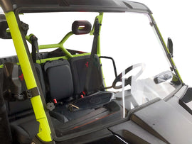 Spike Powersports full vented windshield for Trr 63-1401, showing the clear, curved windscreen with venting features for motorcycle riding