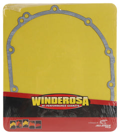 Vertex clutch cover gasket for Kawasaki motorcycle, showing the black rubber seal and metal outer edge with detailed surface.