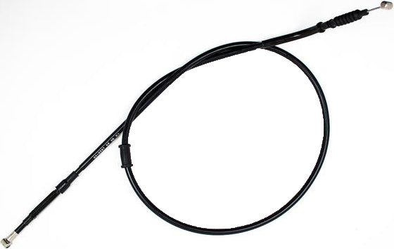 Motion Pro black vinyl clutch cable 70-5287 for motorcycle control lines, featuring a coiled cable with metal fittings.