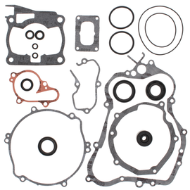 Vertex Complete Gasket Set with Oil Seals, includes gaskets and seals for engine repair, detailed view of components.