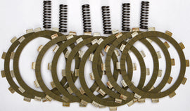 EBC Motorcycle Brakes Street Racer Clutch Kit SRC9 15-18009 with clutch plates and components for high-performance motorcycle clutch system.