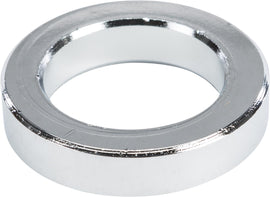 HardDrive 1-inch front chrome wheel spacer with 0.313-inch thickness, designed for vehicle wheel enhancement, shown in image.