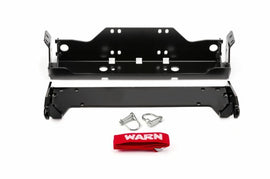 Warn plow hardware for Yamaha Wolverine X-2 and X-4, part number 620-90865, shown on a vehicle in the image.