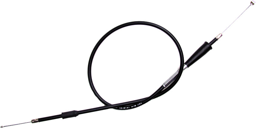 Motion Pro Black Vinyl Throttle Cable 70-1141 for motorcycle or ATV, showing the cable with black vinyl exterior and metal fittings.