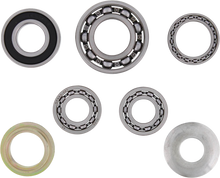 Load image into Gallery viewer, Hot Rods Drive Transmission Bearing Kit 421-3245 with multiple bearings and components laid out on a surface.