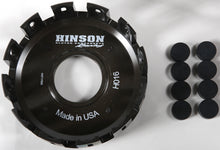 Load image into Gallery viewer, Hinson Billet Clutch Basket for Banshee 151-4011, close-up of shiny metal clutch component with detailed machining.