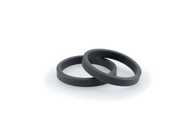 PUIG Vintage Green Frame Slider Rings for motorcycles, featuring sturdy design and vibrant green color.