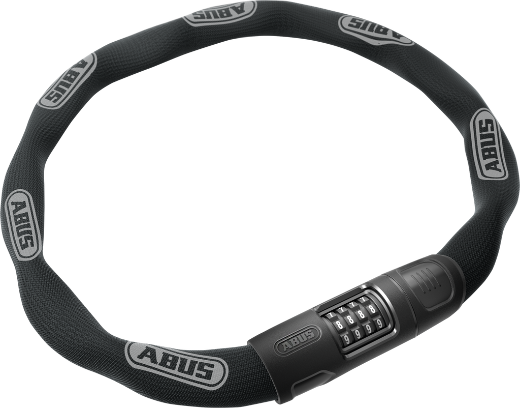 Abus 8088c combination chain lock, 110cm length, secure security lock with combination mechanism and sturdy chain.