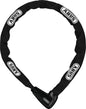 Abus 9808k Xplus chain lock in black with 140cm length, designed for secure bike or outdoor equipment protection.