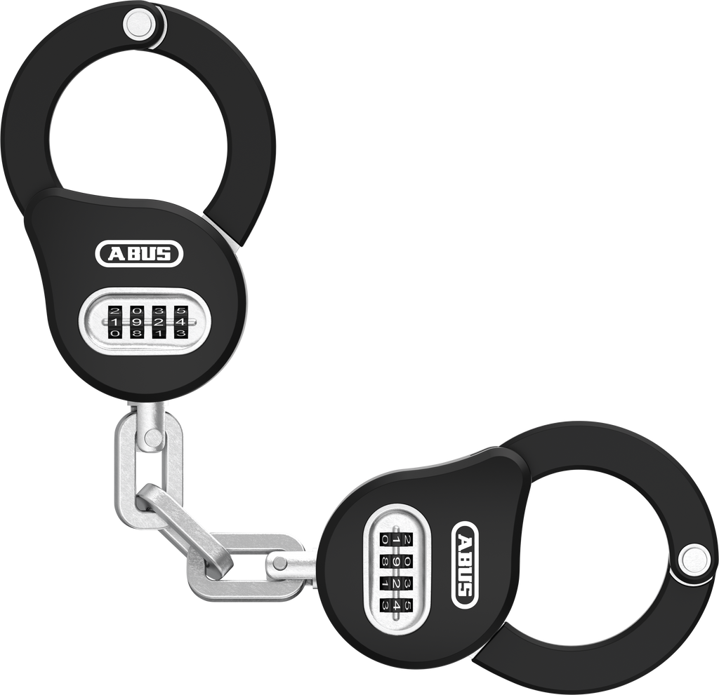 Abus Chainclaw 10 cuff lock security device with combination lock, sturdy metal construction for bike or equipment security