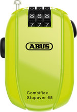 Load image into Gallery viewer, Abus Combiflex Stopovr Lock Retractable security lock with black casing and metal components for bike or equipment security.