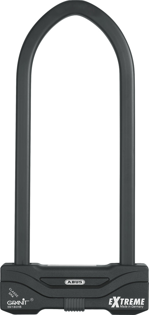 Abus Granit Extreme 59 U-lock 10-inch security lock with high-strength metal shackle and durable design for bike security.