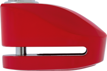Load image into Gallery viewer, Red Abus 277 disc lock with key mechanism, designed for securing bicycles and motorcycles.