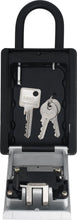 Load image into Gallery viewer, Silver Abus Keygarage 797 lock, a durable outdoor key storage box with keyhole and weather-resistant design.