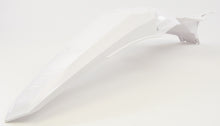 Charger l'image dans la galerie, White Acerbis rear fender for motorcycle, featuring durable plastic construction and sleek design.